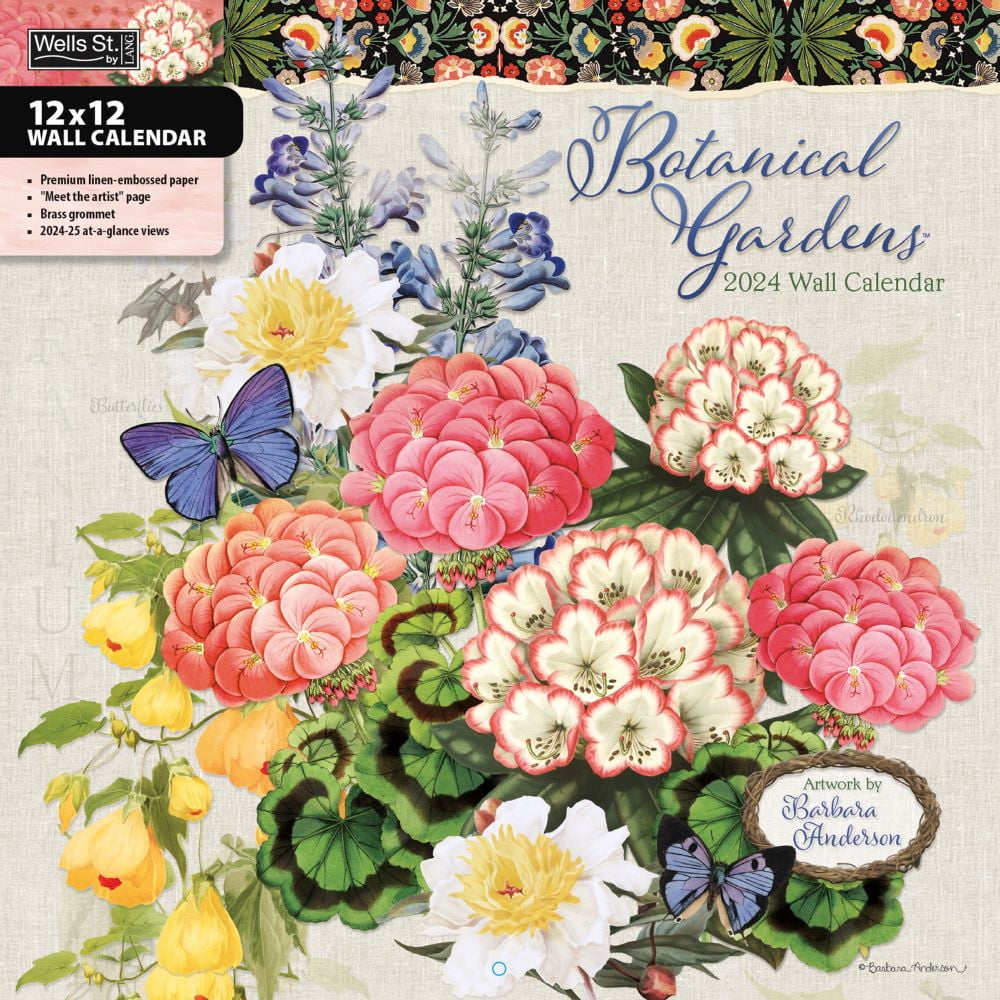 Lang Companies, Botanical Gardens 2024 Wall Calendar