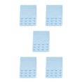 thumbnail image 3 of Langgg Extension Strap Bra Extenders 3 Rows 4 Hook Elastic Lingerie Intimates light blue 5Set, 3 of 6
