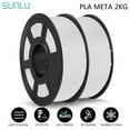thumbnail image 7 of 3D Printer Filament Bundle, SUNLU PLA Meta Filament 1.75mm , 3D Materials, PLA 2KG, 1kg Spool, 2 Pack, White+White, 7 of 7
