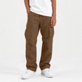 thumbnail image 6 of Boys' Cargo Sweatpants Baggy Jogger Pants Back to School Trousers for Boys 5-15 Years, 6 of 9
