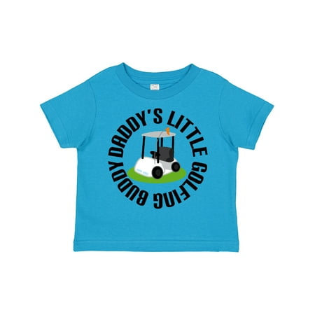 

Inktastic Daddys Little Golfing Buddy Gift Toddler Boy or Toddler Girl T-Shirt