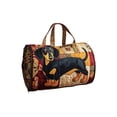 thumbnail image 1 of Fasiaou Short-Distance Quilted Travel Bag with Dog Embroidery, Multi-Functional Sports and Fitness Duffel, Large Capacity Lightweight Design,B, 1 of 6
