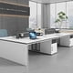 thumbnail image 5 of Studying Conference Office Desks Wooden Multifunctional Keyboard Drawers Office Desks Standing Executive Scrivania Furnitures My Lux Decor Round, 5 of 20