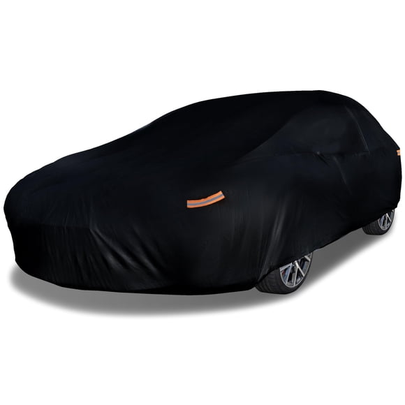 Cubierta para auto EzyShade impermeable de 10 capas, talla C6, negra