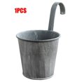 thumbnail image 1 of Vintage Flower Pot Metal Iron Flower Bucket Plants Hanging Pot Container for Home Balcony Wedding Decoration(1 PCS), 1 of 8