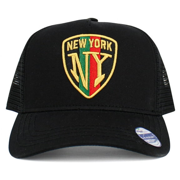 New York Mesh Back Trucker Baseball Cap Hat Snapback