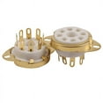 thumbnail image 2 of 20PC 8 Pin Ceramic Socket Tube Top Vacuum Octal Value for KT88 EL34 6V6 6650 274B, 2 of 4
