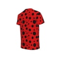 thumbnail image 5 of Honeii Ladybug Pattern Print Kids Boy T-Shirt,Breathable Round Neck Tee,Stylish Summer Tee for Boys, for Outdoor Activities and Casual Wear, 5 of 7