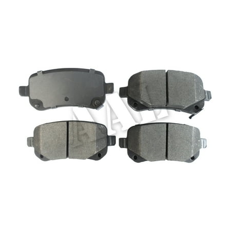 - AAL Premium Ceramic Rear BRAKE PADS For 2008 2009 2010 2011 2012 2013 DODGE CARAVAN Disco/Disco (Complete set 4 pieces)