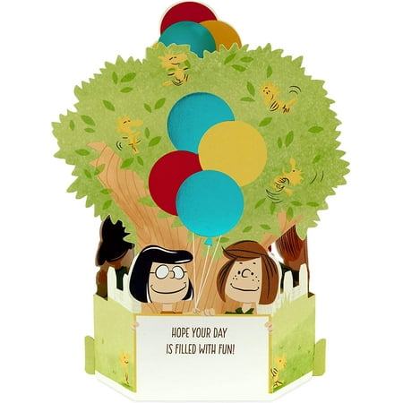 Hallmark Paper Wonder Peanuts Pop Up Birthday Card Snoopy Charlie Brown Day Filled With Fun Walmart Canada