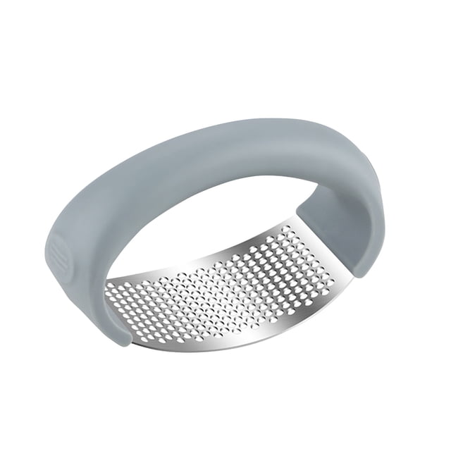 Clearance!Maojin Prensa de ajo - 2024 NUEVA trituradora de ajo de acero inoxidable con pelador,nueva e innovadora picadora de ajo con pelador y raspador para ajo
