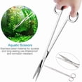 thumbnail image 3 of Aquarium Tools Kit in Long Stainless Steel Tweezers Scissor Spatula Multi Functional Aquarium Tank Tool Set for Fish and Aquatic Plants Tools Steel Aquascaping Kit Cleaning Fish Start, 3 of 7
