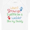 thumbnail image 4 of Inktastic Welder Like Daddy Boys or Girls Baby Bodysuit, 4 of 5