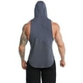 thumbnail image 6 of FLMEI Men's Sports Vest Hoodies Vest Top Sports Sleeveless Quick Drying Undershirt Basketball Vest Plus Size Athletic Shirt S-3XL, 6 of 8