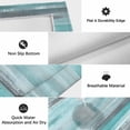 thumbnail image 5 of Turquoise Grey Ombre Outdoor Rug for Patio/Deck/Porch, Non-Slip Large Area Rug 5 x 7 Ft, Vintage Shabby Teal Abstract Art Indoor Outdoor Rugs Washable Area Rugs, Reversible Camping Rug Carpet Runner, 5 of 8