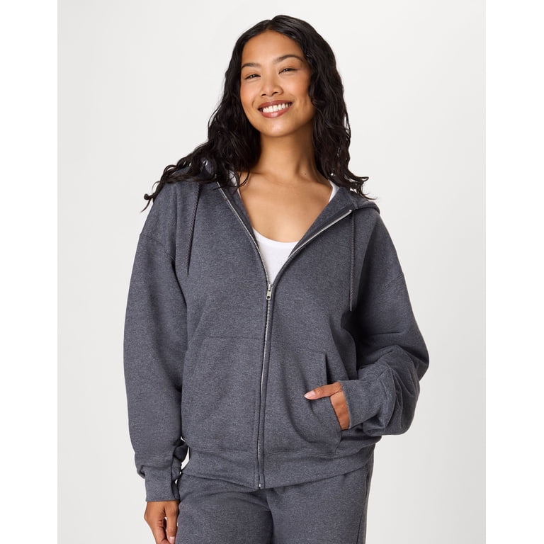Hanes Ultimate Men's Full-Zip Heavyweight Fleece Hoodie photo 6