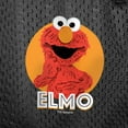 thumbnail image 5 of Sesame Street Elmo Scribble Mens Lined Mesh Shorts, Black, X-Large, 5 of 6
