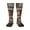 1 Black, variant on Police Style Flag Knee High Socks for Women Long Leg Warmers Socks