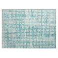 thumbnail image 2 of Addison Rugs Chantille Indoor/Outdoor Transitional Circles Teal Washable Rectangle Rug, 1'8" x 2'6", 2 of 6