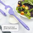 thumbnail image 5 of 3 Piece Silicone Spatula Set - Purple, 5 of 10