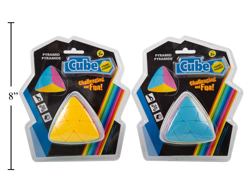 Zauberwürfel Pyramide CUBIDI® mit Sticker Spannender Brainteaser für Kinder und Erwachsene Zauberwürfel Pyramide CUBIDI® mit Sticker Spannender Brainteaser für Kinder und Erwachsene