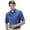 Snorkel Blue, variant on Monterey Club Men's Micro Link Texture Solid Golf Polo Shirt #1066