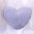 thumbnail image 3 of Soft Heart Shaped Pillows, Heart Plush Cushion, Soft Shaggy Faux Fur Room Decor Throw Pillow for Couch Bed Women Valentine's Day Xmas Gift, 1PC, 3 of 9