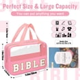 thumbnail image 2 of Estuche cosmético izuzta - Bolsa impermeable para biblias (29 x 20 x 9 cm), color rosa, 2 of 8