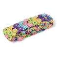 thumbnail image 2 of 15yards Daisy Flower Polyester Lace Trims Embroidered Applique Sewing Ribbon for Sewing and Art Craft Decoration Colorful 1 inch(25mm) 15 yards/roll(13.72m/roll), 2 of 2