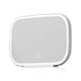 thumbnail image 2 of Car Sunshade Clip-on LED Makeup Mirror ABS Dimmable Cosmetic Mirrors USB Circle Light Low Power Consumption Automotive Accessory White, 2 of 8