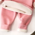 thumbnail image 4 of Posijego Toddler Boys Girls Winter Thermal Outfits Fleece Lined Long Sleeve Sweatshirts and Joggers 2 Piece Sets, 4 of 6