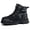 Black, variant on Womens Steel Toe Work Shoes, Lightweight Breathable Canvas Safety Shoes, Puncture Proof Non Slip High Top Protective Work Boots for Warehouse Factory Construction Gardening Casual Outdoor