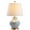Blue, variant on Holly 20.5" Marbleized Ceramic LED Table Lamp, Blue/White
