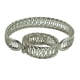 thumbnail image 4 of Pulsera abierta Brazalete Pulsera Simple Moda Mujer Plata, 4 of 6