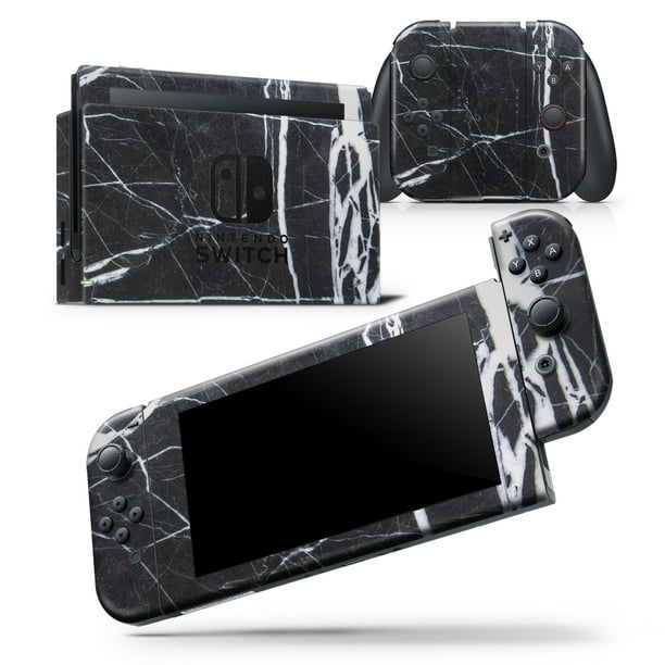 Natural Black White Marble Stone Skin Wrap Decal Compatible
