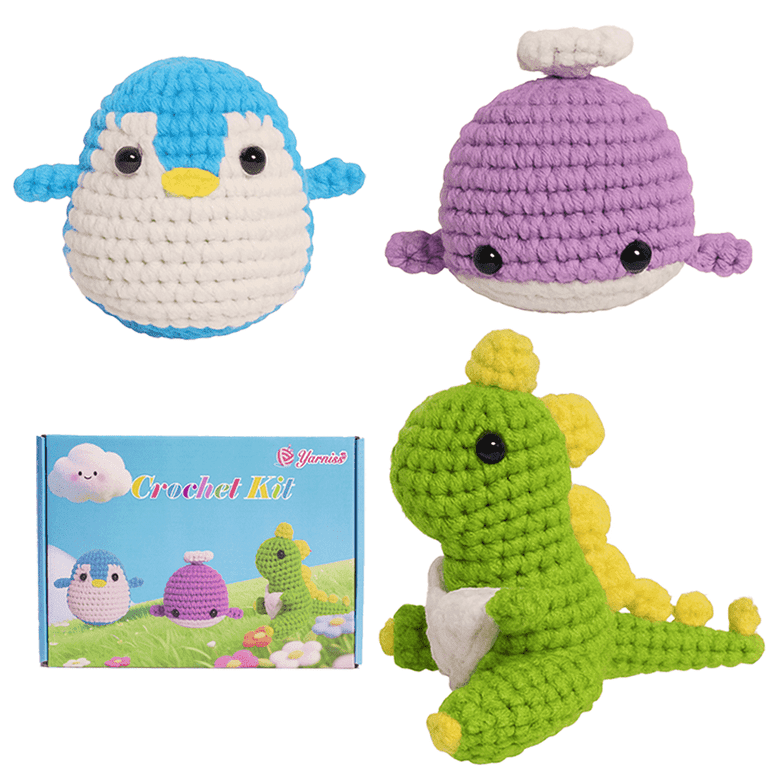 Yarniss Beginner Crochet Kit with Amigurumi Animals photo 1
