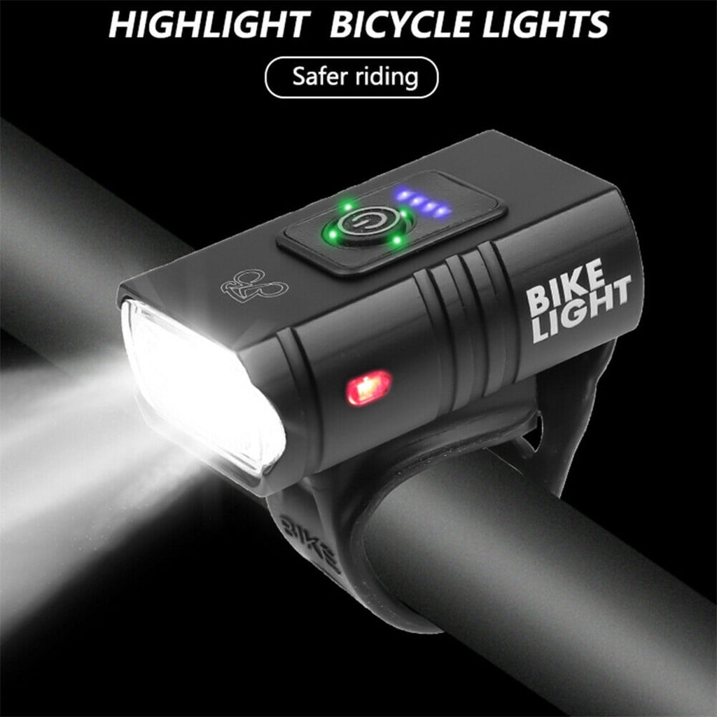 T6 LED Bicycle Front Light 10W 6 Modes USB Rechargeable MTB Bike Front Lamp US 