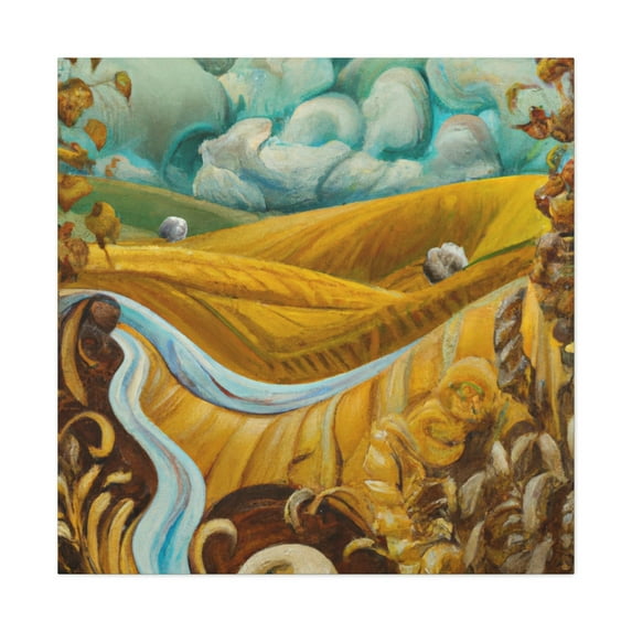 Harvesting Plenty Abundant - Canvas