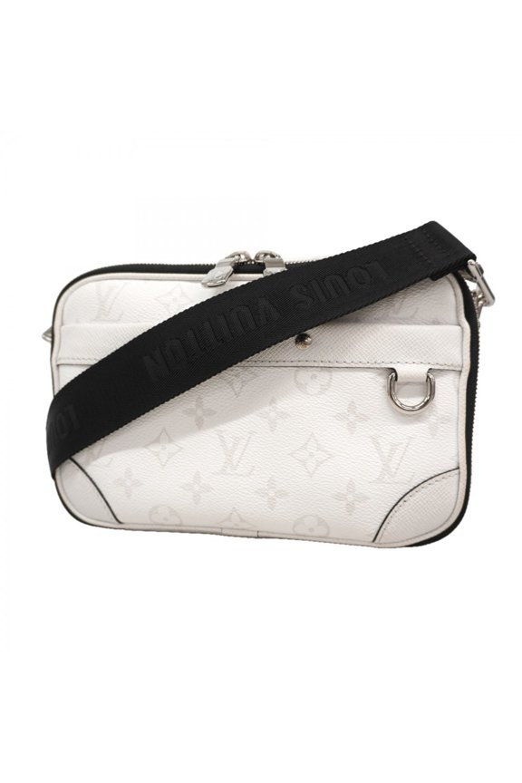 Pre-Owned Louis Vuitton Taigarama Alpha Shoulder Bag M31069 Blanc Men's
