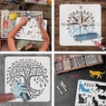thumbnail image 4 of Reusable 11.8x11.8 Inch Plastic Dragonfly Stencil Template for DIY Wall Art and Craft Decor, 4 of 5