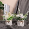 thumbnail image 4 of Artificial flowers, fake green plants, potted plants, small decorations, home living room, dining room decoration, bonsai - type:style1;, 4 of 5