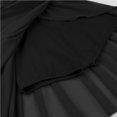 thumbnail image 7 of iEFiEL Womens Cutout Back Asymmetric Ballet Lyrical Dance Leotard Dress Black X-Large, 7 of 7