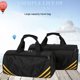 thumbnail image 5 of Qarigey Bolsas de gimnasio de poliéster de gran capacidad Compartimento organizador de fitness Cremallera Bolsa de hombro deportiva Bolsas de mensajero y de hombro Oro Largo Qarigey AP012719-01, 5 of 6