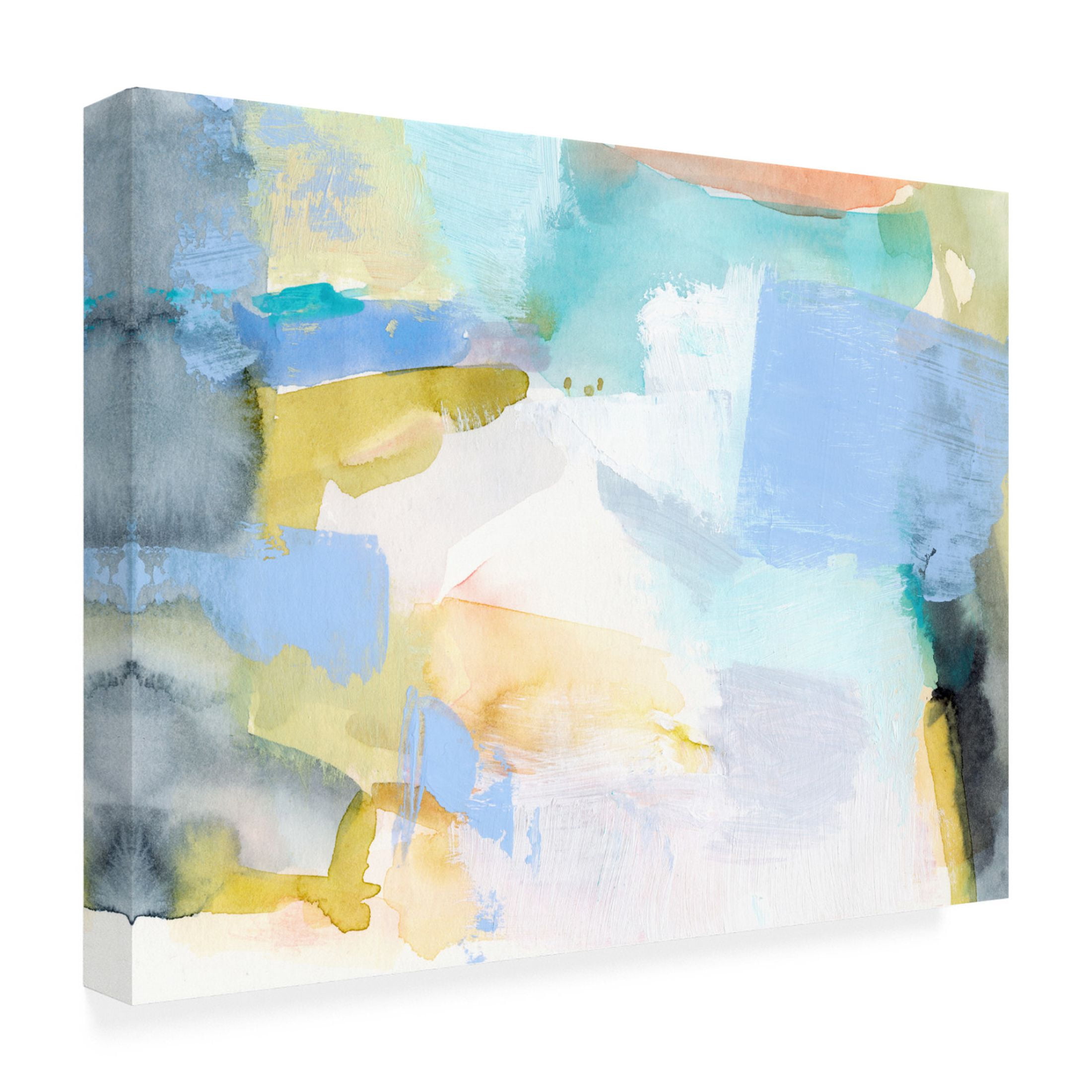 Trademark Fine Art Victoria Barnes  Abstracted Spring I Canvas Wall Art