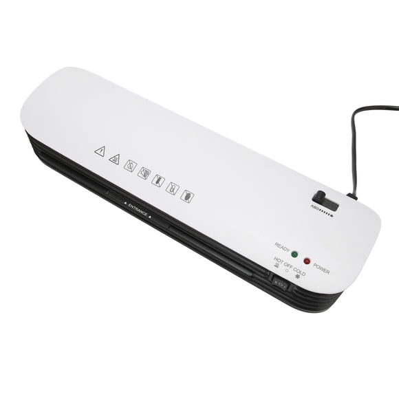 260W 9in Hot Cold Laminator for  with ABS Anti Jam System, Thermal Laminating Machine with Paper Trimmer and Corner Rounder for School Office