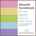 thumbnail image 2 of Cardstock 8.5 x 11 Paper Pack - Assorted Colored Scrapbook Paper 65lb - Double Sided Card Stock for Crafts, Embossing, Cardmaking - 50 Sheets, Solid Core, Pastel, 2 of 7