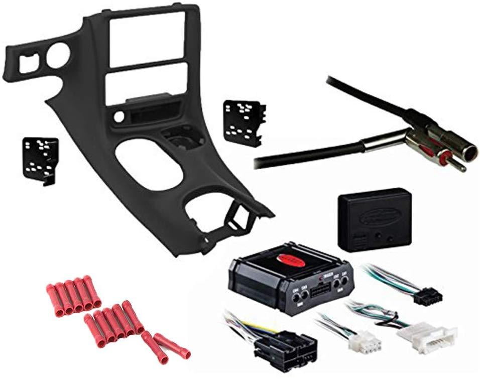 in Dash Mounting Kit 2004 Chevy Corvette 4 Item CACHÉ KIT160 Bundle with Car Stereo Installation Kit for 1997 Wire Harness for Double Din Radio Receivers 