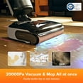 thumbnail image 4 of Roborock F25 LT Wet/Dry Vacuum Cleaner, 20000Pa Floor Cleaner, cordless, Hot Air Flash Drying & High Temperature Self Cleaning, Black, 4 of 7