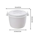 thumbnail image 3 of Gnmfd Large Capacity Steam Rice Cooker Bento Box, Microwave Dishwasher Safe Lunch Box for Household Cooking, Meal Prep, Rice Soup Porridge, Office Travel Use, 3 of 4