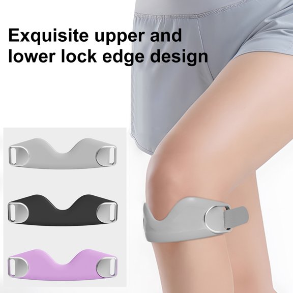 ZenCart 1Pc/2Pcs Patella Tendon Knee Strap Adjustable Patellar Support Compression Stabilizer with Silicone Pad for Hiking Soccer Running Jumpers Squat